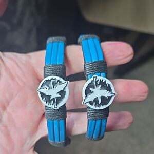 Blue and Black Unisex Disney Parks Pandora Bracelets